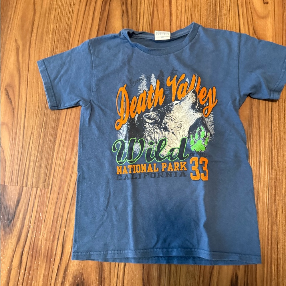 Blue Graphic Kids T-Shirt